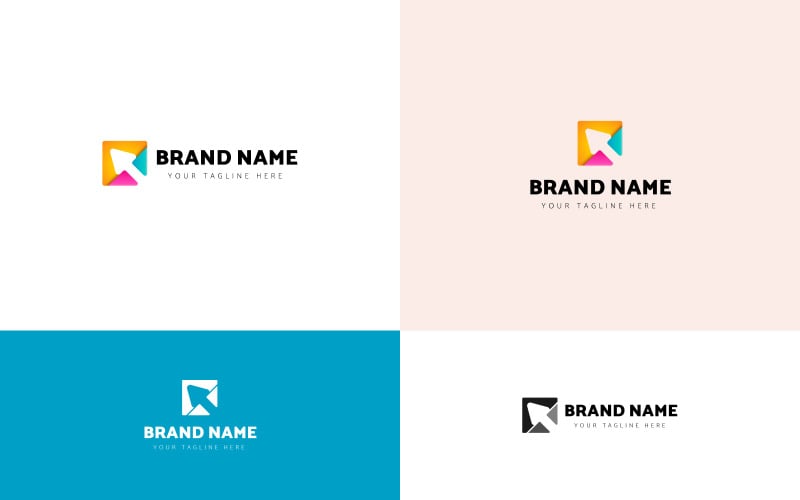 Modèle de logo de magasin en ligne