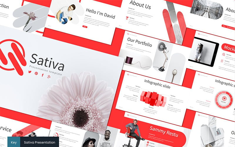 Sativa - Keynote-Vorlage