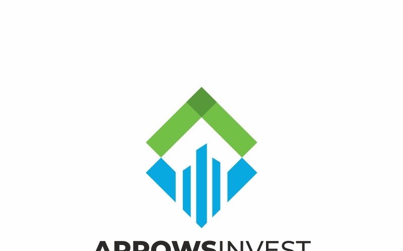 Download Шаблон логотипа "Arrows Invest Logo Template" / Arrows Invest Logo Template - Шаблон логотипа на тему графика abstract box agency analytic business arrow broker brand capital consulting cube data economy finance financial up hive i letter insurance