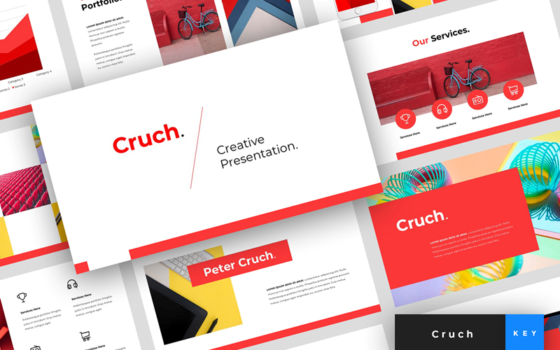 Cruch - Creative Presentation - Шаблон Keynote