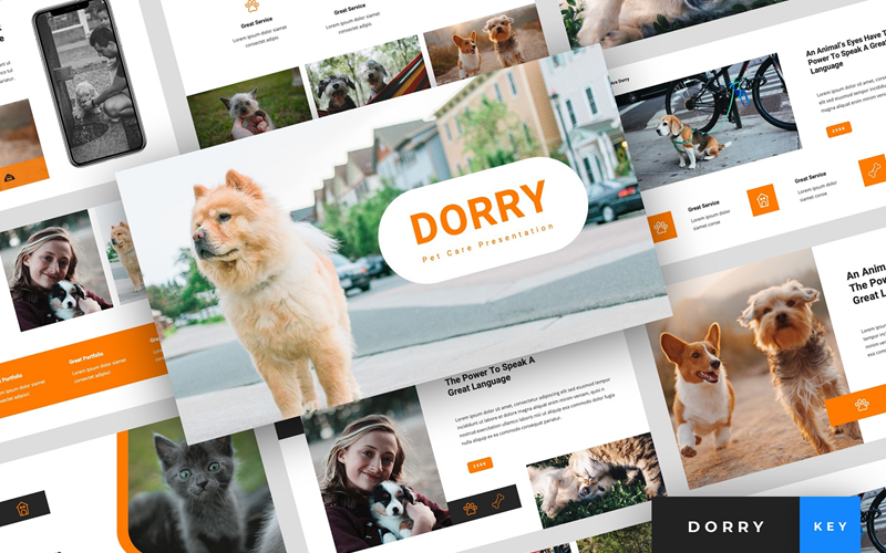 Dorry - Apresentação sobre cuidados com animais de estimação - modelo de apresentação