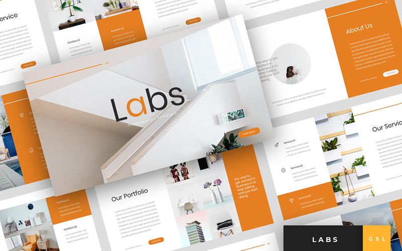 Labs - Kreativ presentation Google Slides
