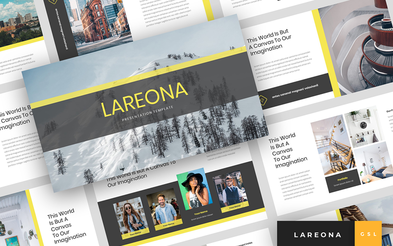 Lareona - Kreatywne prezentacje Google Slides