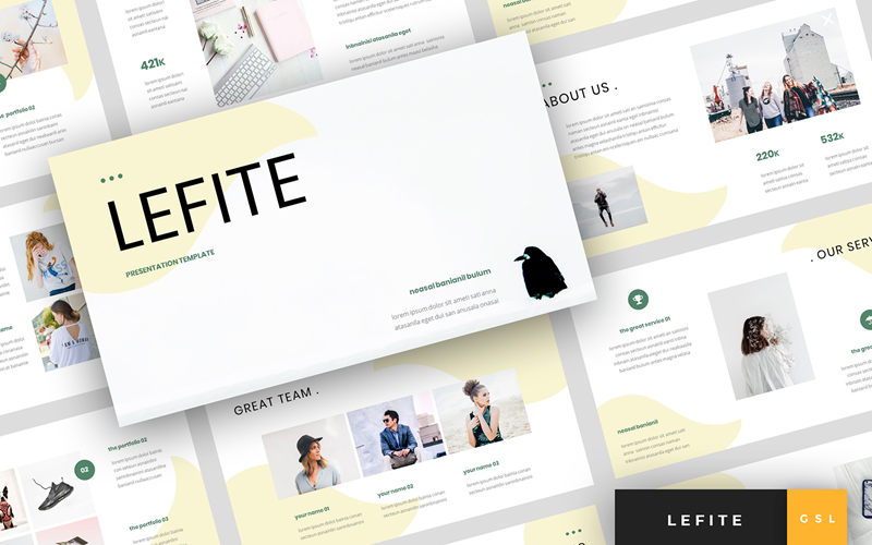 Lefite - Riviste e presentazioni creative di Google Slides