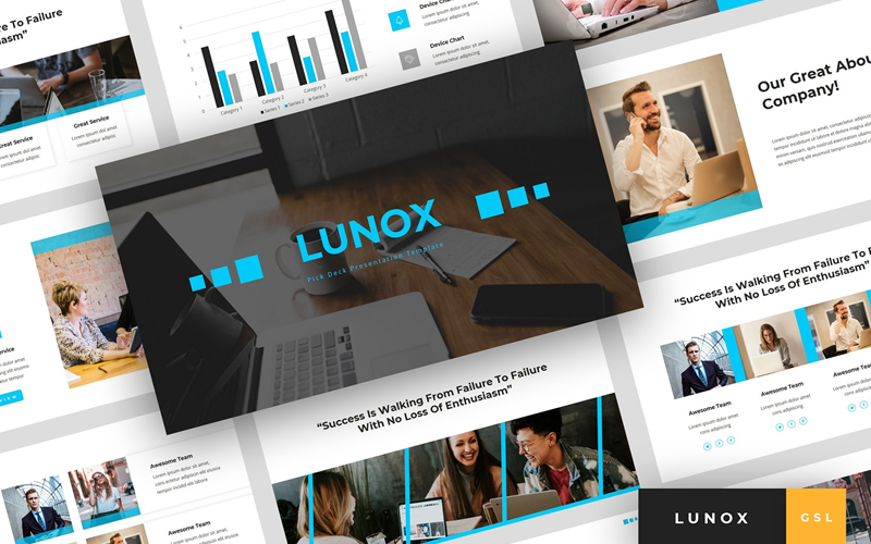 Lunox - Prezentace Pitch Deck Google Slides