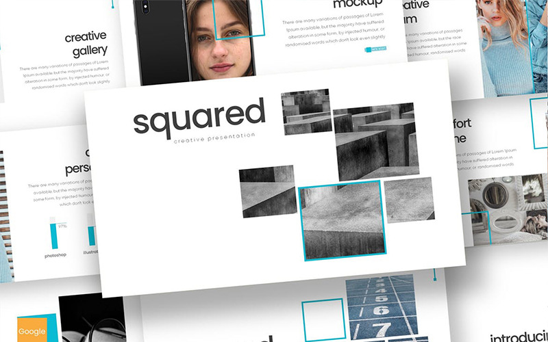 Quadratische Google-Folien