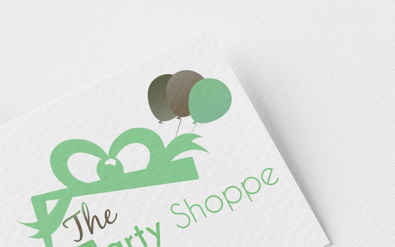 Shoppe - szablon logo prezentu