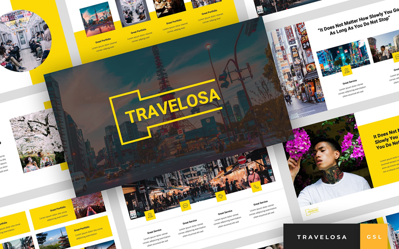 Travelosa - Japanse presentatie Google-dia's