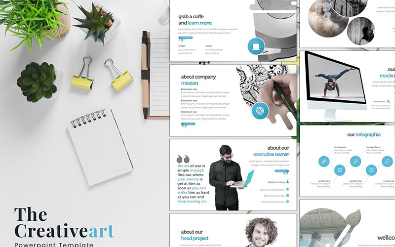 Il modello di PowerPoint Creativeart