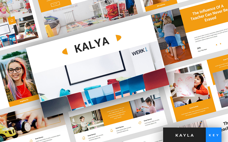 Kayla - Kindergartenpräsentation - Keynote-Vorlage