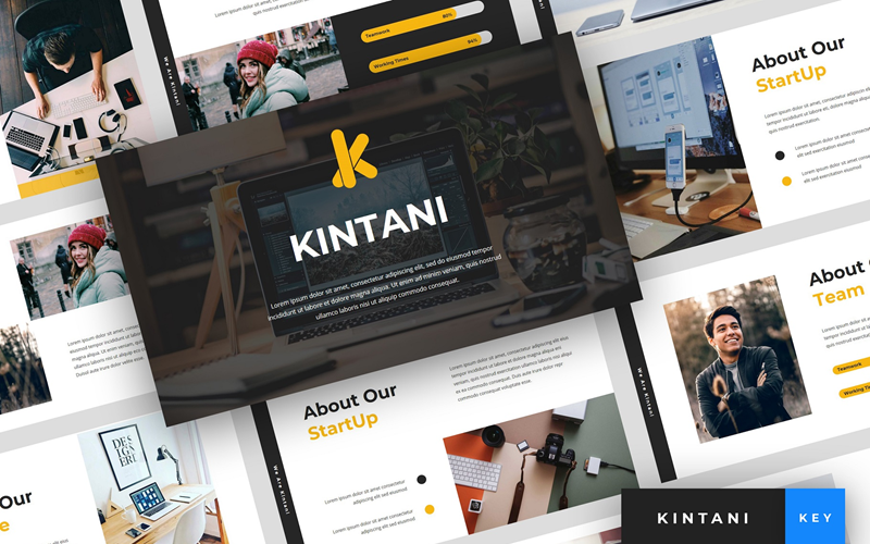 Kintani - StartUp Presentation - Szablon Keynote