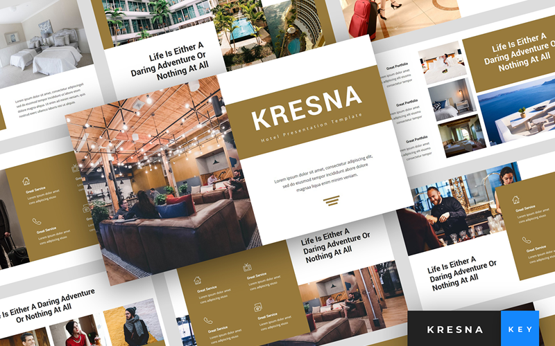 Kresna - Presentazione dell'hotel - Modello di keynote
