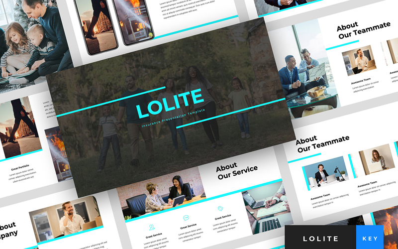 Lolite - Страхова презентація - основний шаблон