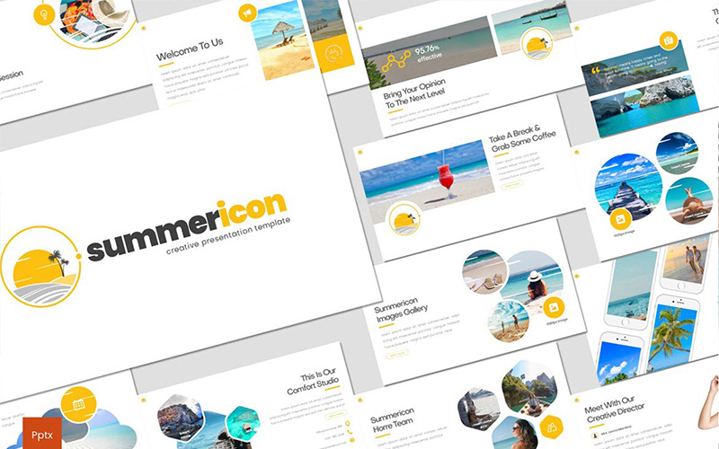 Modello PowerPoint di Summericon