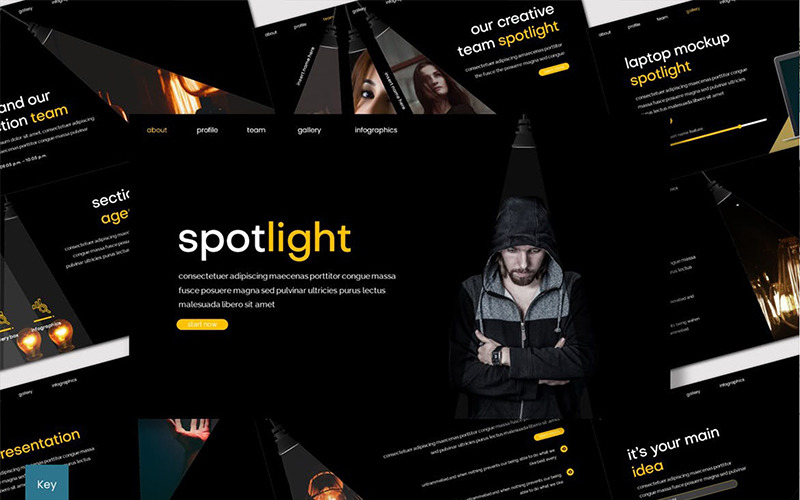 Spotlight - Keynote sablon