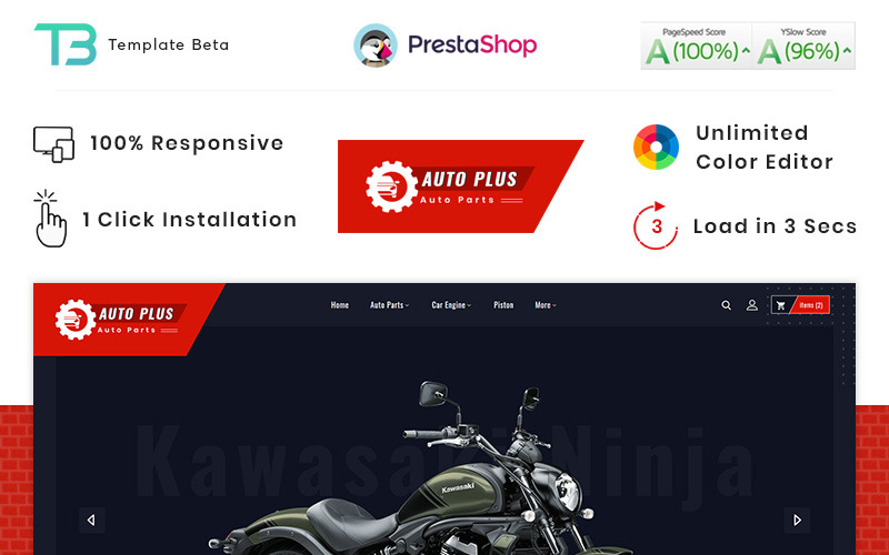 Auto Plus - Auto part Store PrestaShop Teması