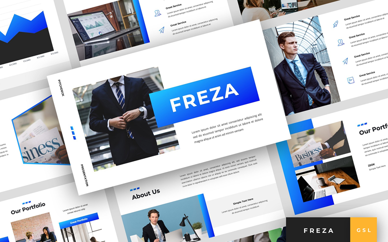 Freza - Презентация для презентаций Google Slides