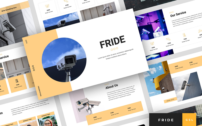 Fride - Презентация CCTV Google Slides