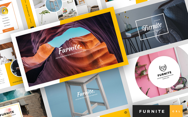 Furnite - Interior Design Presentation Google Slides