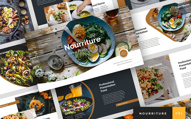 Nourriture - Презентация продуктов питания и напитков Google Slides