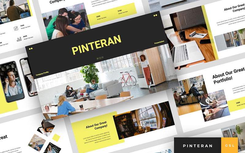 Pinteran - Prezentace profilu společnosti Prezentace Google