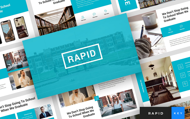 Rapido - Presentazione di istruzione, università e scuola - Modello di keynote