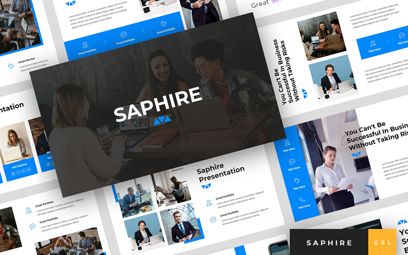 Saphire - Pitch Deck bemutató Google Diák