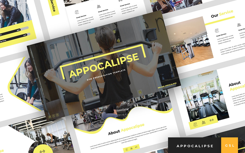 Appocalipse - Презентація спортзалу Google Slides