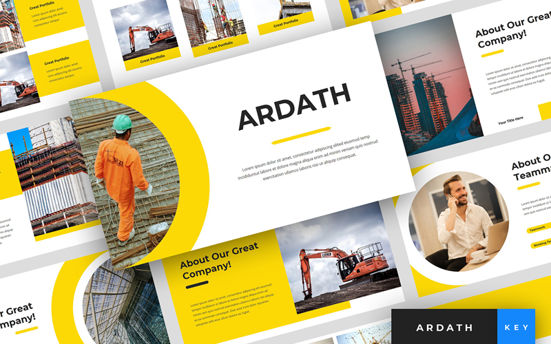 Ardath - Presentación de la construcción - Plantilla Keynote