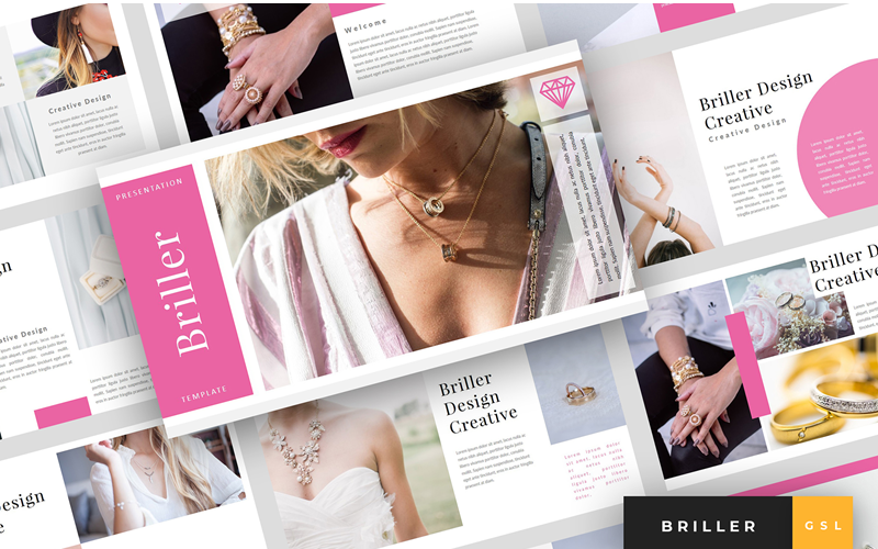 Briller - Presentación de joyas en Google Slides