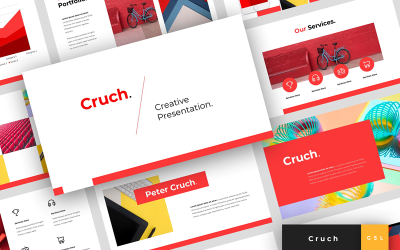 Cruch - Kreativ presentation Google Slides