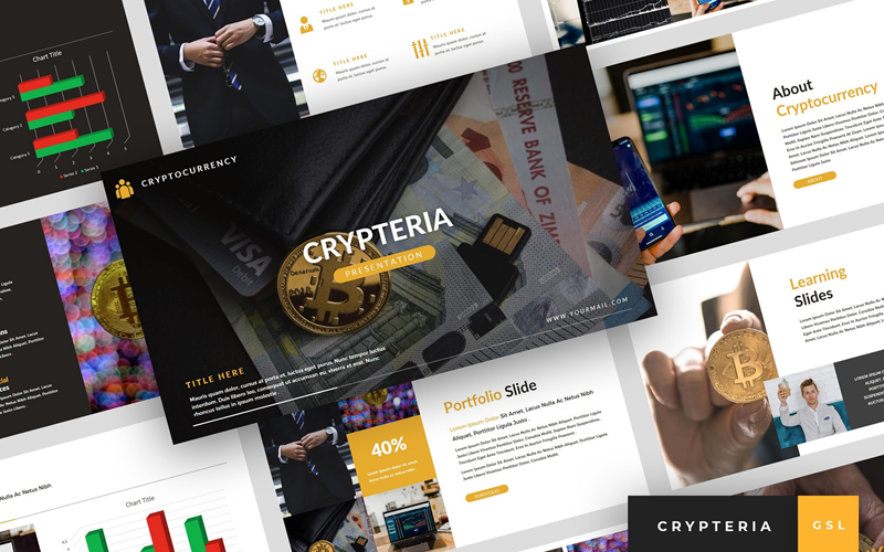 Crypteria - Présentation de la crypto-monnaie Google Slides