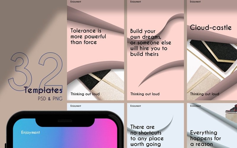 Download Шаблон для соцсетей "Distortion - Instagram STORIES Social Media Template" / Distortion - Instagram STORIES Social Media Template - Шаблон для соцсетей на тему графика instagram,template,stories,story,pinterest,fashion,social,media,background,lifestyle,blogger,kit,graphics,minimalistic,shop,architecture,perspective,geometry,png,canva