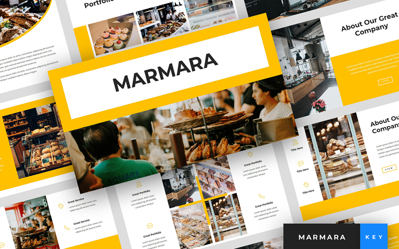 Marmara - Présentation de la boulangerie - Modèle Keynote