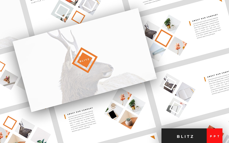Blitz - PowerPoint-Vorlage für kreative Präsentationen