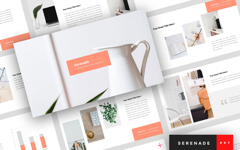 Serenade - PowerPoint-sjabloon voor creatieve presentaties
