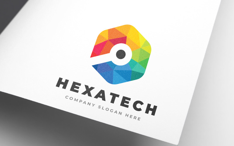 Download Шаблон логотипа "Colorful Hexa Technology Logo Template" / Colorful Hexa Technology Logo Template - Шаблон логотипа на тему графика box,circuit,colorful,creative,cube,cubic,data,digital,hexa,hexagon,it,media,multimedia,pixel,studio,solution,tech,technology,logo,design