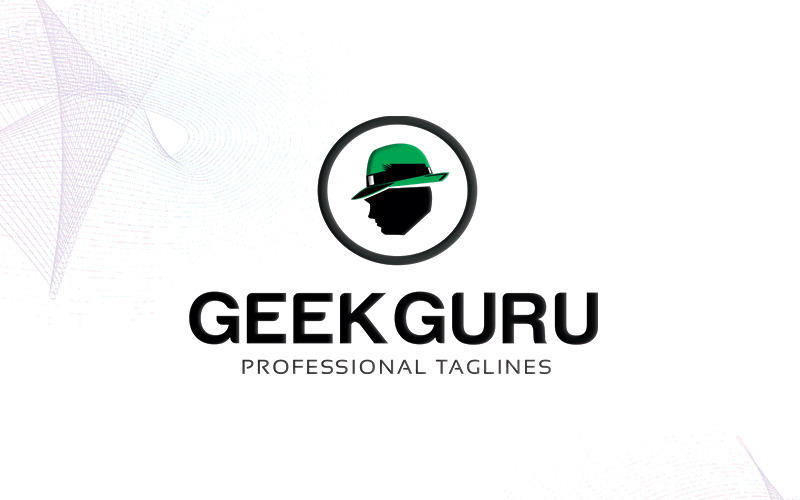 Download Шаблон логотипа "Geekguru Logo Template" / Geekguru Logo Template - Шаблон логотипа на тему графика abstract beard business chicccosinalo construction consultant corporate creative decorative design geek group guru gurus information it logo men paint people