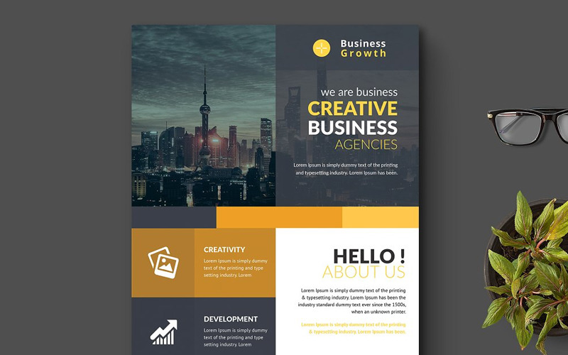 Download Фирменный стиль "Kajny - Corporate Identity Template" / Kajny - Corporate Identity Template - Фирменный стиль на тему графика new headline corporate business design cover template poster background flyer vector leaflet creative abstract banner company publication print graphic.