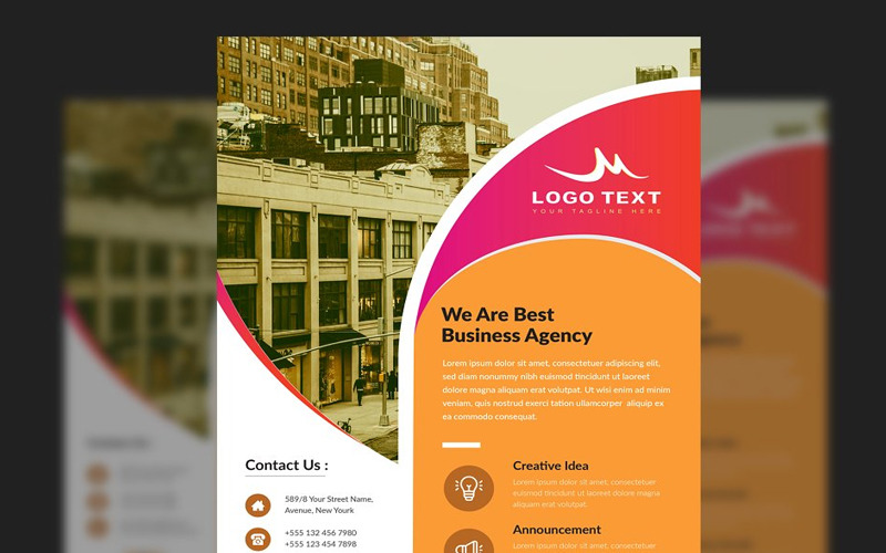 Download Фирменный стиль "Mierki - Corporate Identity Template" / Mierki - Corporate Identity Template - Фирменный стиль на тему графика new headline corporate business design cover template poster background flyer vector leaflet creative abstract banner company publication print graphic.