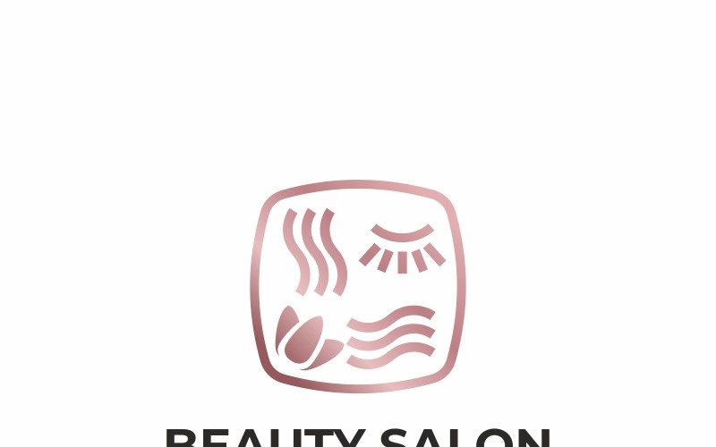 Modelo de logotipo de salão de beleza
