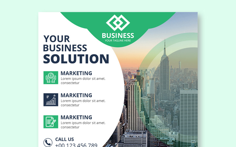 Download Шаблон для соцсетей "Business Instagram Post Banners Social Media Template" / Business Instagram Post Banners Social Media Template - Шаблон для соцсетей на тему графика banners banner flyer business sale office instagram marketing promotion shop discount digital advertising square social offer corporate store company modern