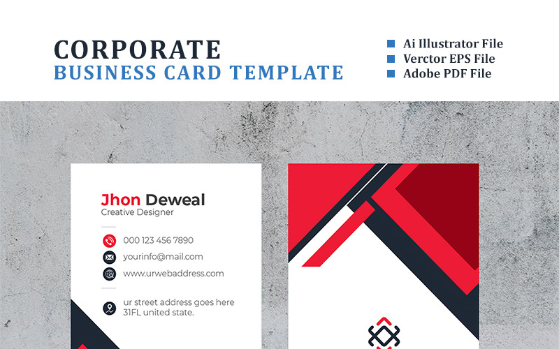 Vertical Business Cards Template from s.tmimgcdn.com