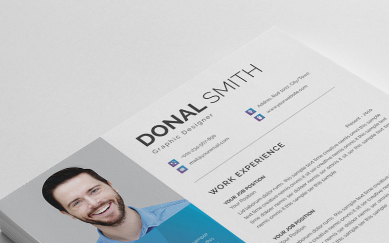 Donal Smith Modern Resume Template