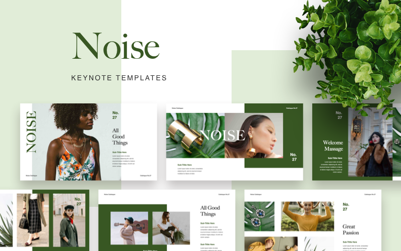 NOISE - шаблон Keynote