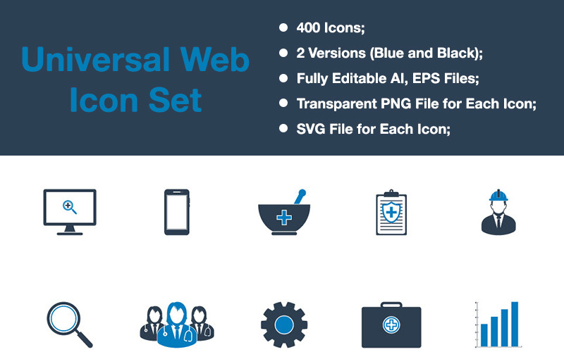 Premium - Universelles Web-Icon-Set