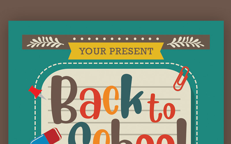 Download Фирменный стиль "Back to School Party - Corporate Identity Template" / Back to School Party - Corporate Identity Template - Фирменный стиль на тему графика after school autumn back 2 to flyer party poster ceremony chalboard college education event fall graduation high holiday invitation kids