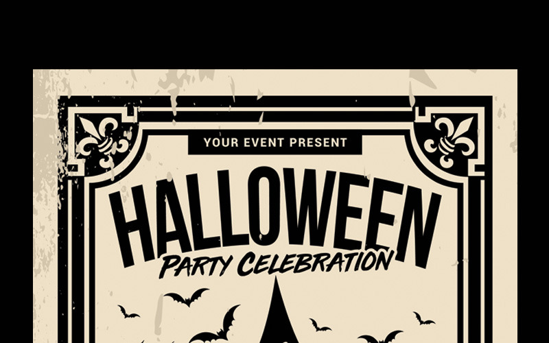 Célébration de la fête d'Halloween - Modèle d'identité d'entreprise