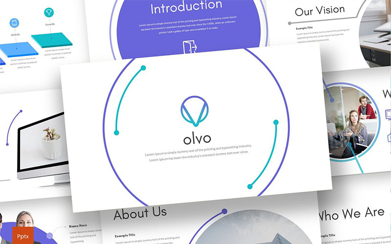 Modello PowerPoint di Olvo