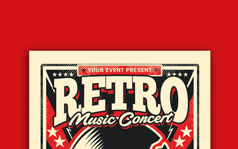 Retro Music Concert - Corporate Identity Template